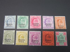 India Chamba 1903 Sc 20-9 set MH