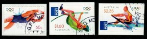 AUSTRALIA SG3807/9 2012 OLYMPIC GAMES SELF ADHESIVE FINE USED
