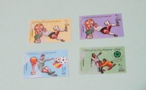 Libya - 1016-19, MNH Set. World Cup Soccer. SCV - $8.10