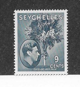 Seychelles Sc #131  9c  on chalky paper variety  (SG #138a)  OG VF