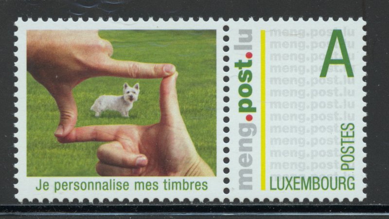 Luxembourg Scott 1185 MNHOG - 2006 Personizable Stamp - SCV $1.40