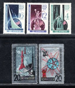 RUSSIA SC# 3019-23 FVF/MOG