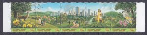 1996 UN New York 711-715strip Fauna 4,50 €