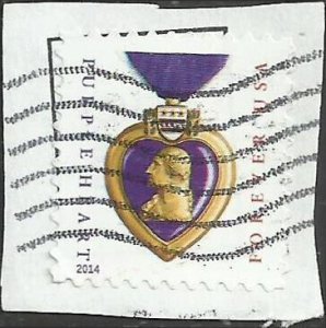 # 4704b USED PURPLE HEART AND RIBBON