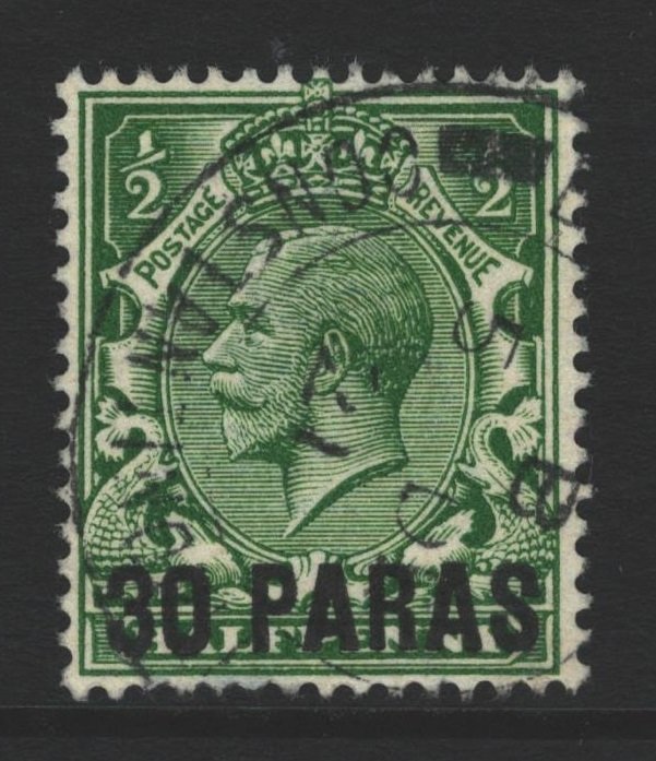 Great Britain Office in Turkey Sc#55 Used