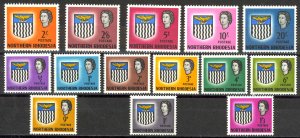 Northern Rhodesia Sc# 75-88 MNH 1963 Coat of Arms