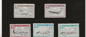 GB Local SARK  Commodore 1966  definitive set of 5  Ref SC77-81   MNH