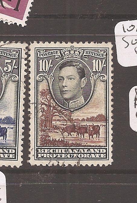 Bechuanaland 1938 KGVI 10/- Cows SG 128 VFU (2dba)