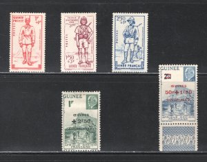 French Guinea #B12-4, B15-6   VF, Unused, Complete Sets, CV $4.85 ...  2170024