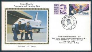 Space Shuttle Enterprise - Colorano Silk Cachet  MG