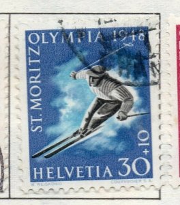 Switzerland Helvetia 1945-49 Early Issue Fine Used 30h. NW-116922