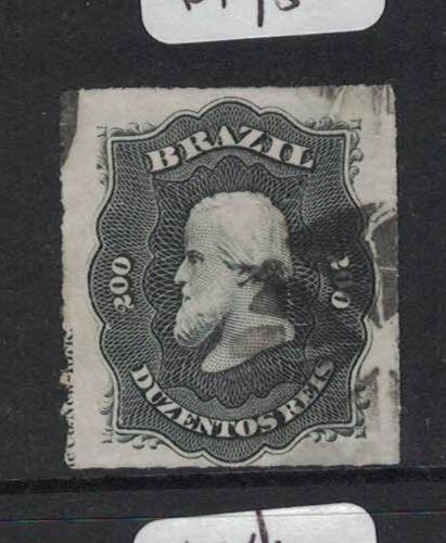 Brazil SC 66 English Imprint At Left , Cork Cancel VFU (4dre)