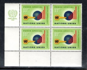 UN 138 MNH VF Block w/Inscription  UN Special Fund