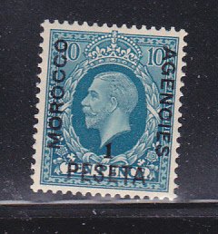 Great Britain Offices In Morocco 77 MNH Surcharge