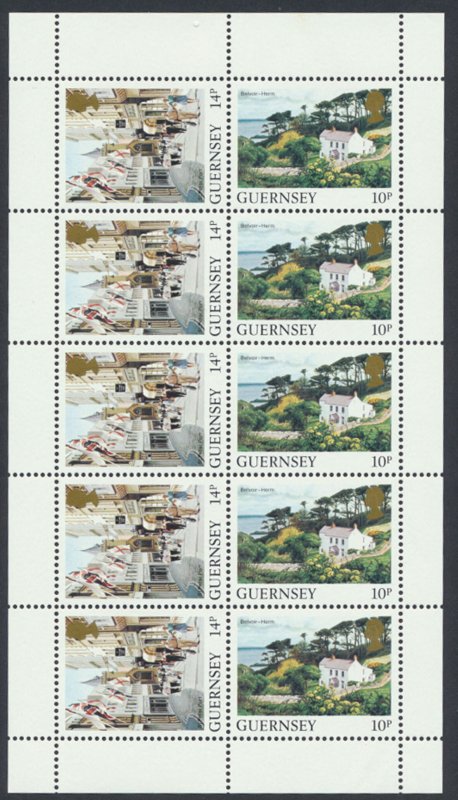 Guernsey pane sheet  MNH 1984 SG 305a  SC# 295c   see scan