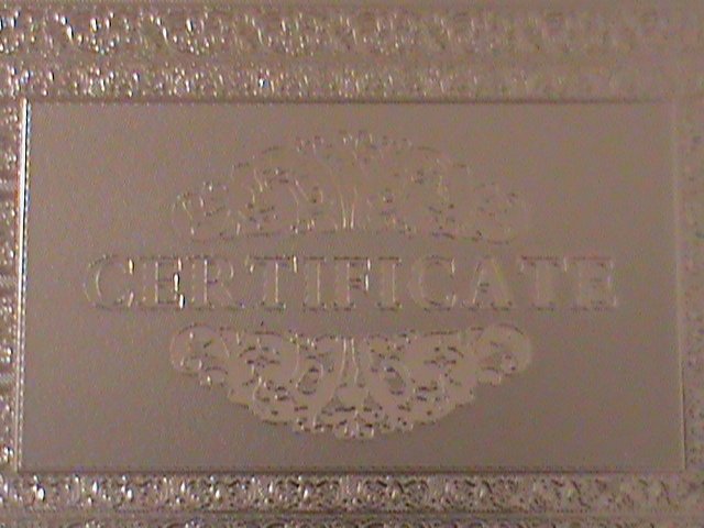 ​UNITED STATES-1899 CAT.#339- 24 KARAT GOLD REPLICA $2 -VF WITH CERTIFICATE