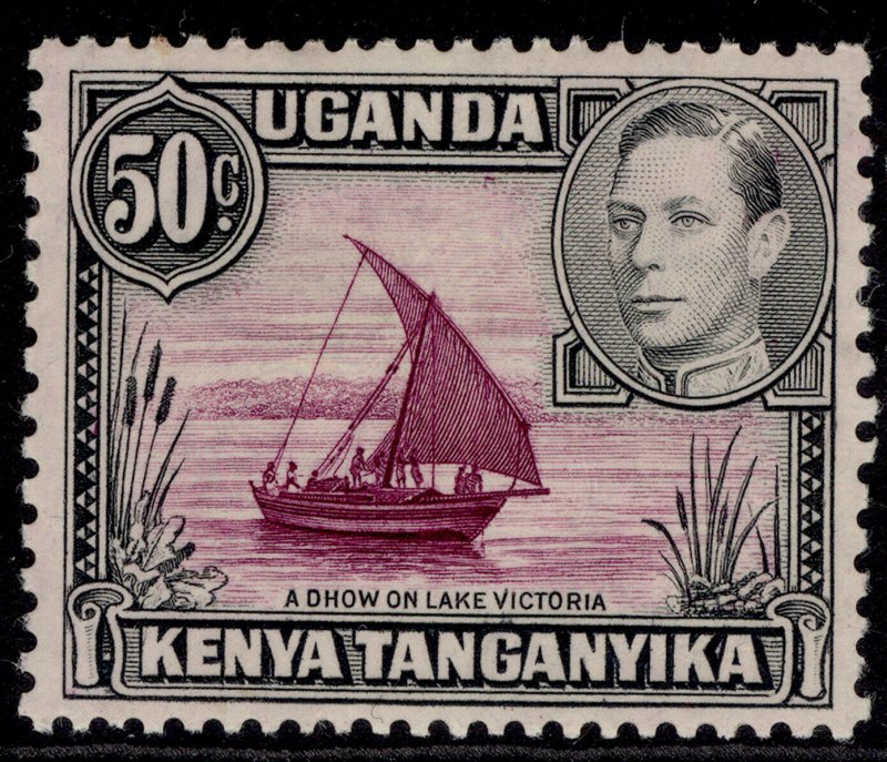 KENYA UGANDA TANGANYIKA GVI SG144, 50c purple & black, M MINT. Cat £23. 