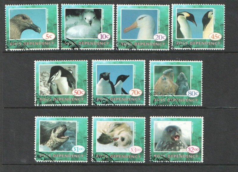 1994 ROSS DEPENDENCY - SG: 21/31 (NOT 24) - WILDLIFE - USED SET