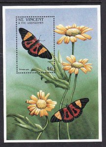 St. Vincent-Sc#2283-sheet-unused-NH-Butterflies-