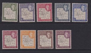 Falkland Islands & Dependencies 1946 SG G9-G16 MH