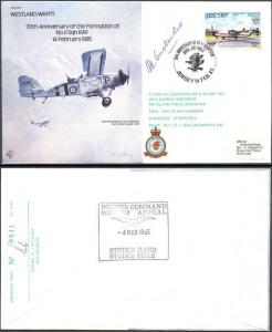 B17c 70th Ann of the Formation of No.11 Squadron Signed by H. Constantine