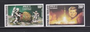 Togo C196-C197 Imperf Set MNH Space (B)