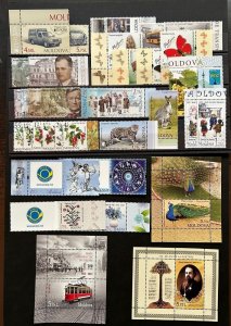 Moldova Moldavia Moldawien 2013 Year set all stamps and block's MNH