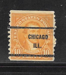 #603 Used Single PRECANCEL AS SHOWN