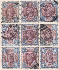 GREAT BRITAIN SC 120 x9 $405 SCV SOUND SPECIALIST COLLECTION LOT #1