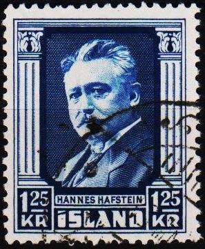 Iceland. 1954 1k25 S.G.325 Fine Used