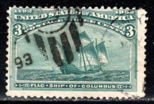 United States Scott # 232, used