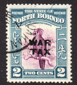 North Borneo Scott MR2 VF postally used.  FREE...