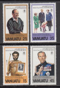 Vanuatu 304-307 MNH VF