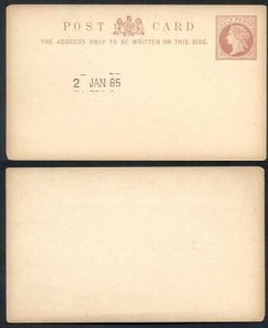 Essay for the 1/2d Postcard Handstamped 2 Jan 1885