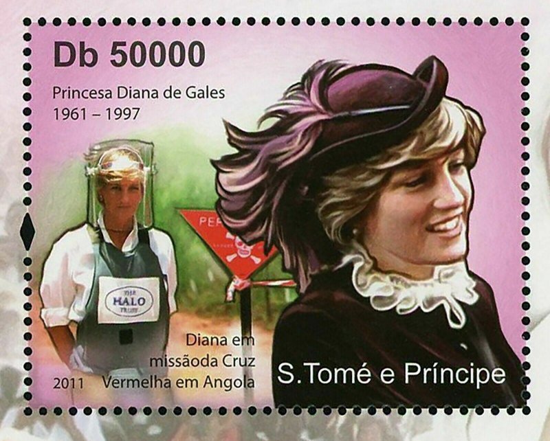 Princess Diana Stamp Royal Family Historica Figure Red Cross S/S MNH #4870-4871 