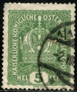 AUSTRIA - SC #146 - USED - 1916 - Austria500DM01