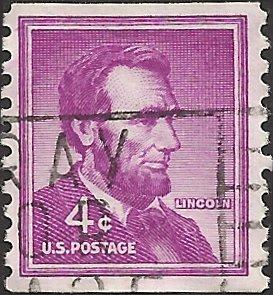 # 1058a DRY PRINT SMALL HOLES USED ABRAHAM LINCOLN