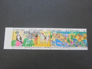 Vietnam 1987 Sc 1738a-d set FU