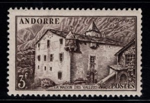 (French) Andorra Scott 91 MH* stamp