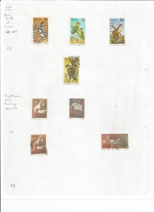 SOUTH WEST AFRICA - 1974 - Birds, Rock Paintings - Perf 8v - Used Light Hinged