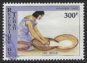 Chad #762 (1997), postally used single, cat. $1.10