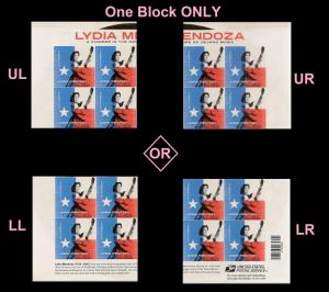 US 4786 Music Icons Lydia Mendoza forever corner block MNH 2013