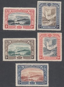 British Guiana 152-156 MH CV $175.00