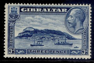 GIBRALTAR GV SG113, 3d blue, M MINT. Cat £11.