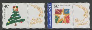 AUSTRALIA SG2136/7 2001 CHRISTMAS MNH