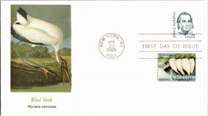 United States, United States First Day Cover, Birds, Art, Seals and Labels, N...