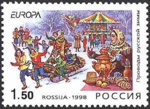 Russia 1998 MNH Stamps Scott 6453 Europa CEPT Festivals Carnival