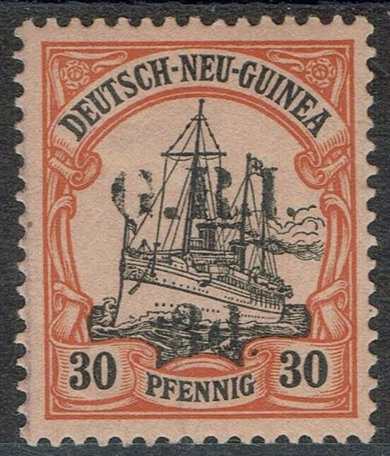 GRI NEW GUINEA 1914 YACHT 3D ON 30PF 5MM SPACING 