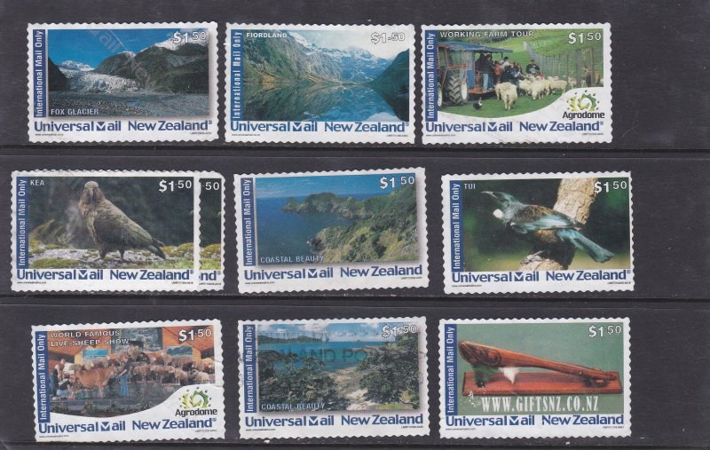 New Zealand Universal Mail Private Post Accumulation of Used Stamps
