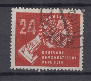 J39106 jlstamps, 1950 germany DDR set of 1 used #70 voting